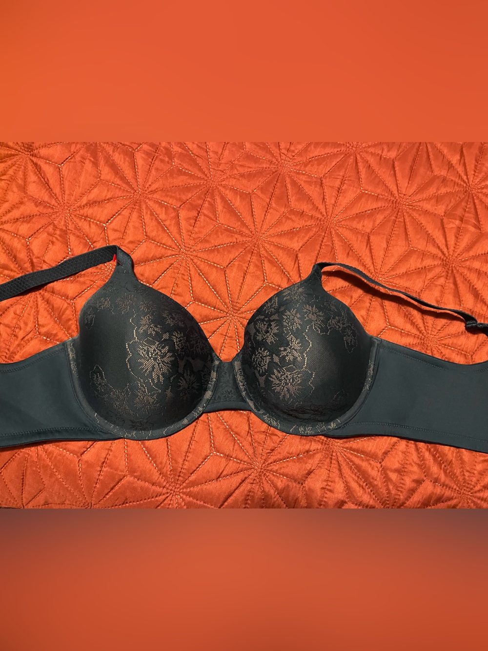 Vanity Fair 38D Lacy Green Bra